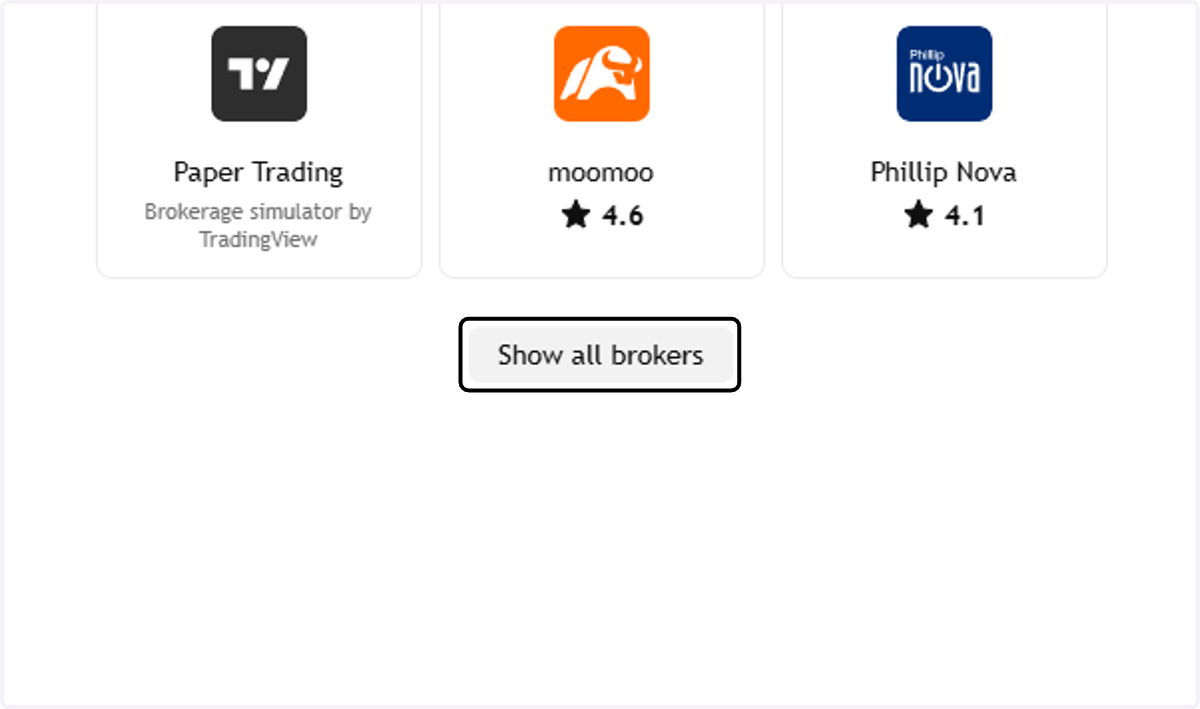 Click on Show all brokers