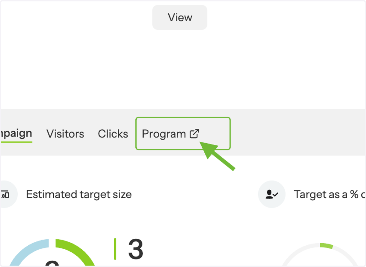 View Program Analytics