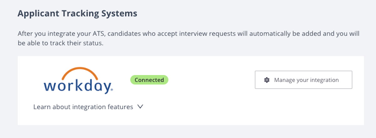 That's it! You should now be connected to Workday