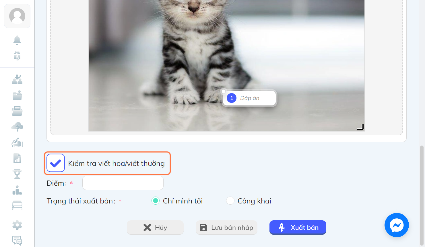 Kiểm tra viết hoa/viết thường