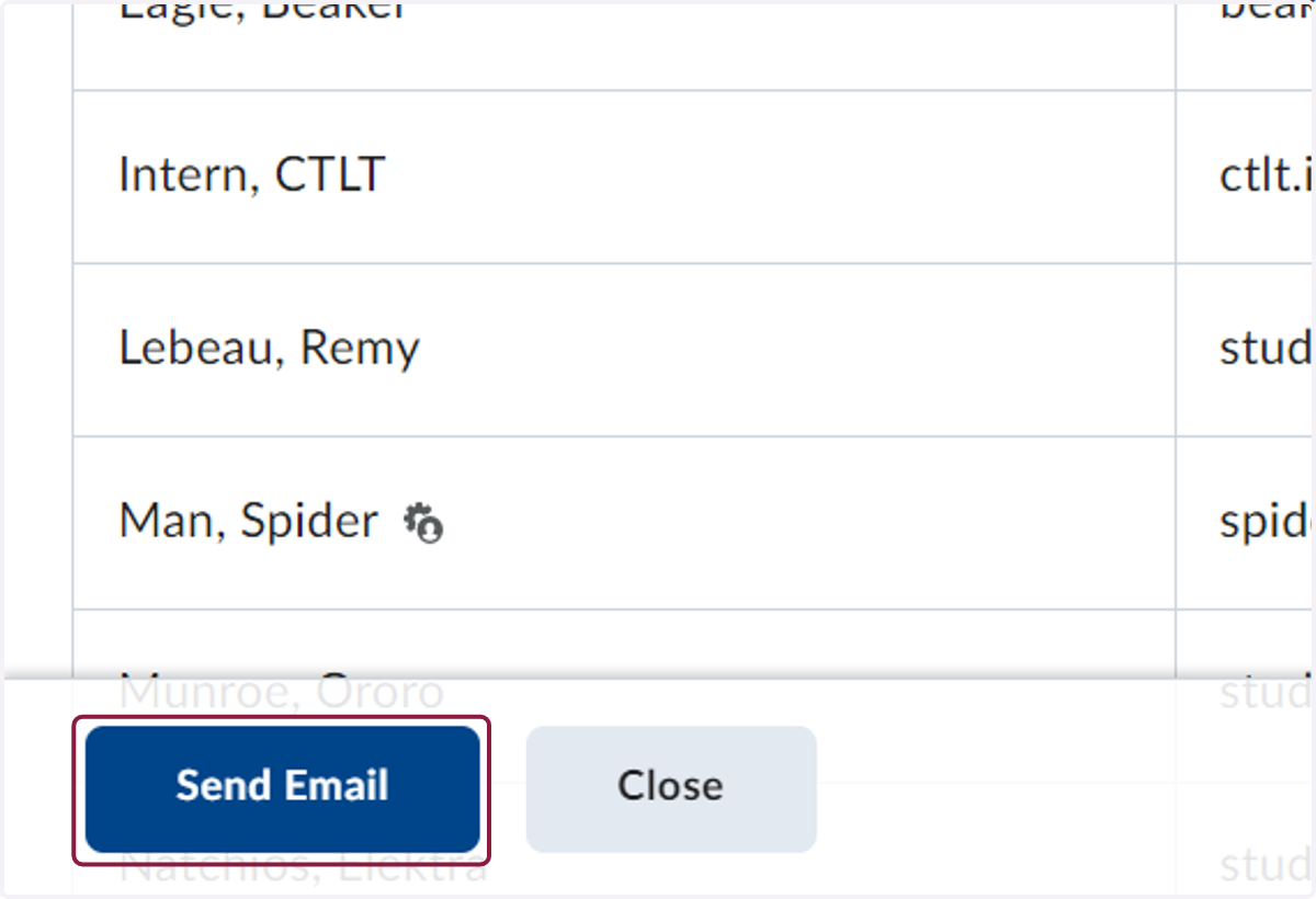 Click on Send Email