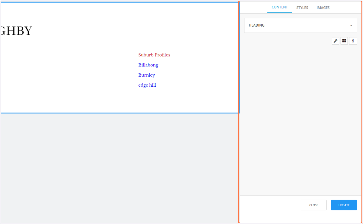 Update your content and styles to reflect your office preferences.