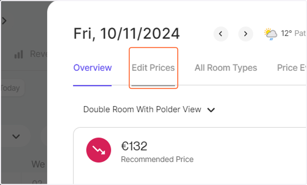 Click on Edit Prices
