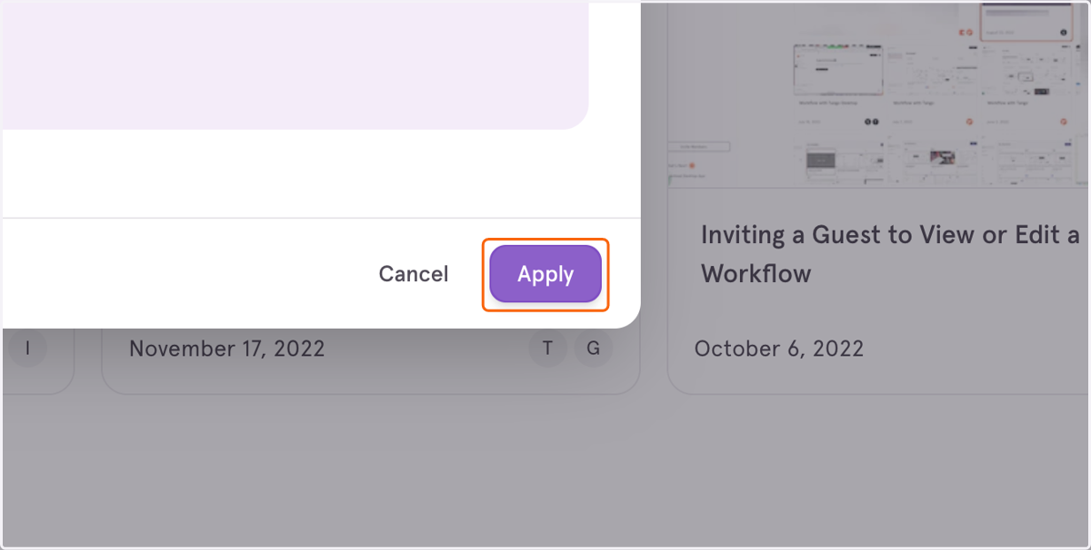 Click on Apply to save your changes