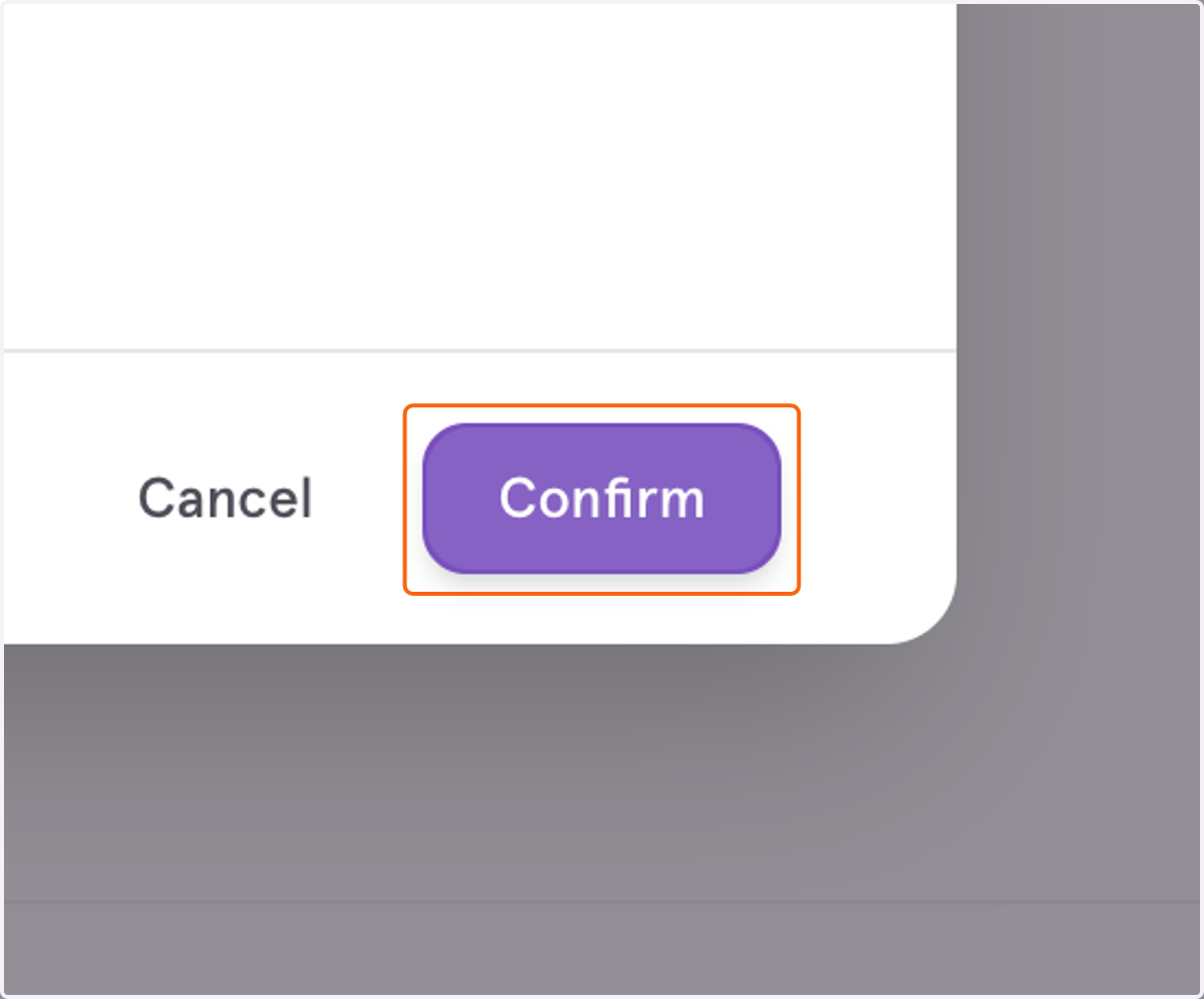 Click on Confirm to save this Custom Redaction