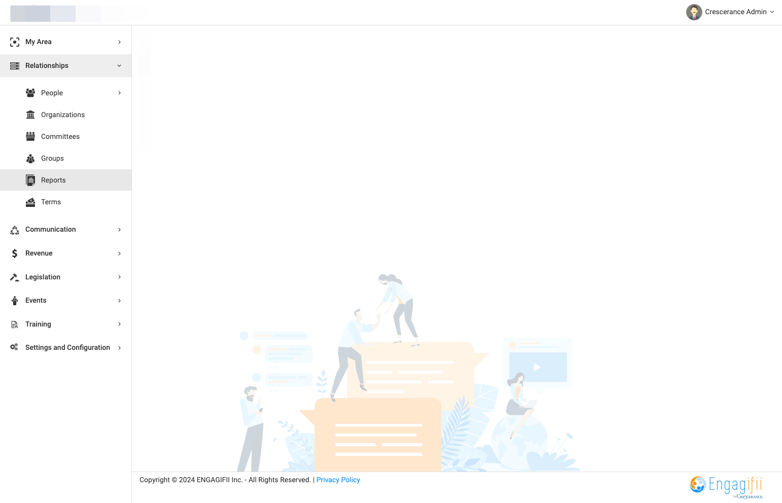 Click on Reports