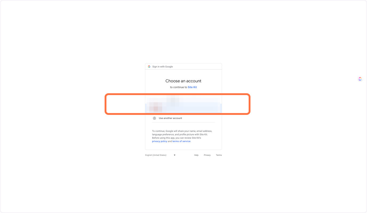 Sign in to the Google Account you use for analytics