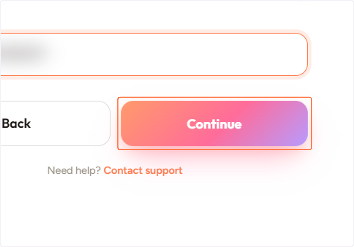 Click on Continue