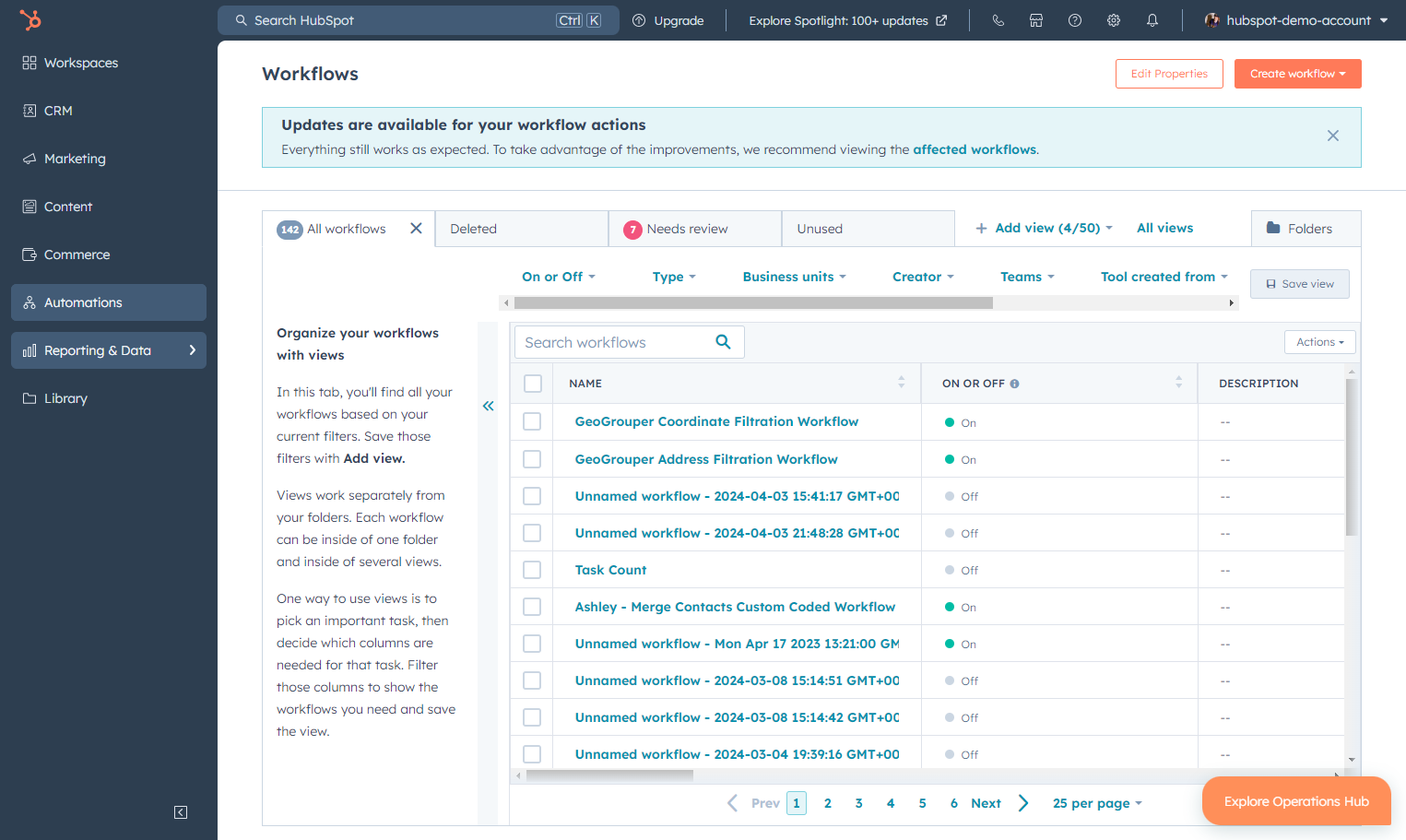 Click on Reporting & Data