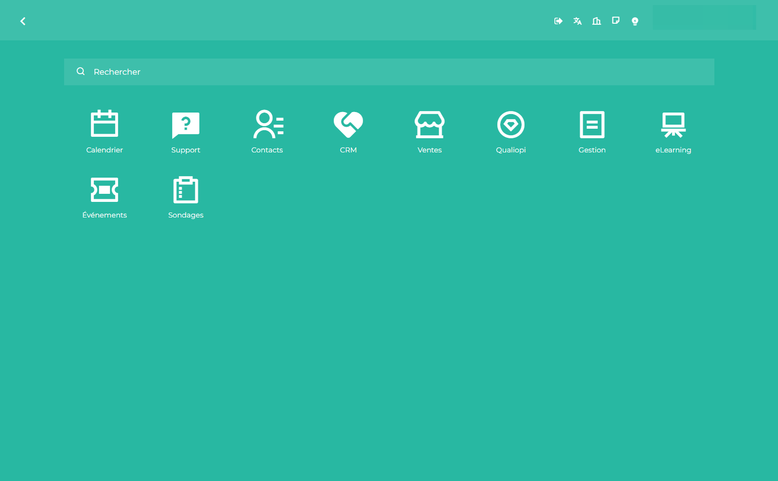Cliquer sur l'application "GESTION"