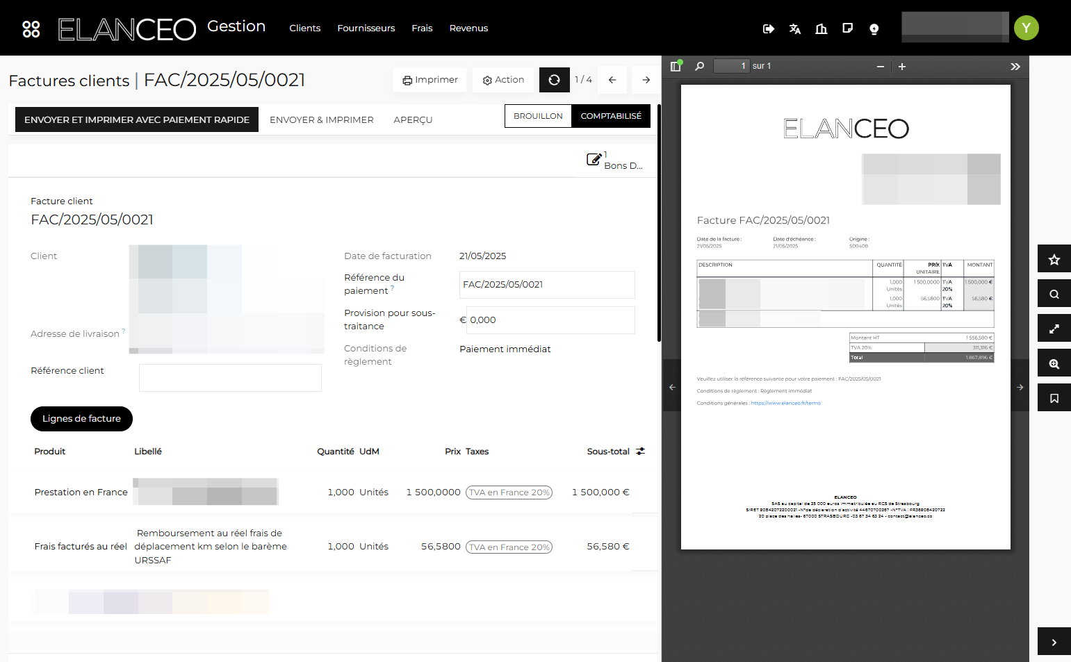 Cliquer sur Imprimer