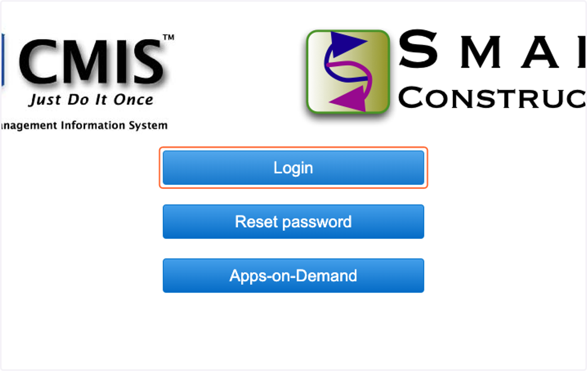 Click on Login