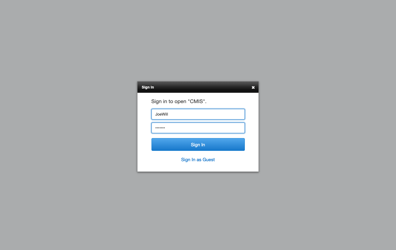 Click on Sign In