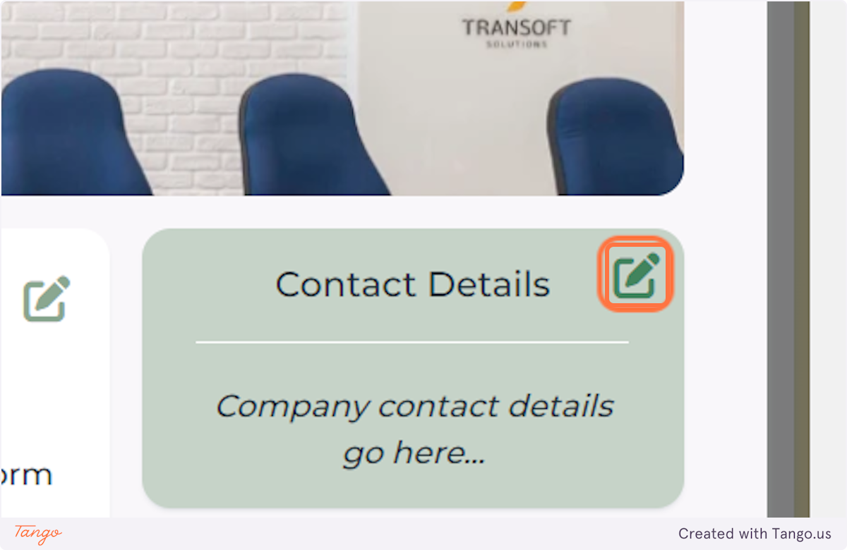 Now its time to fill in your Contact Details