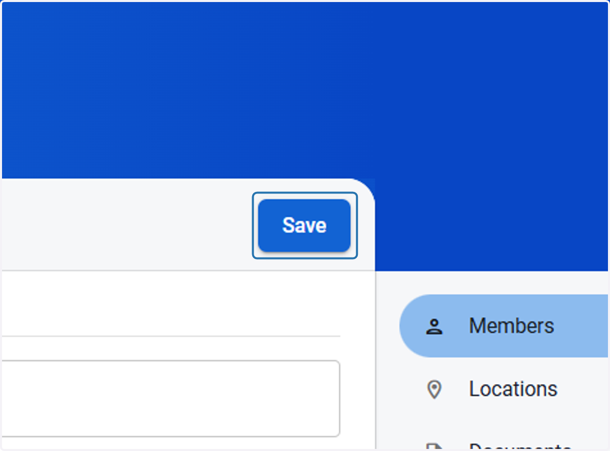 Click on Save