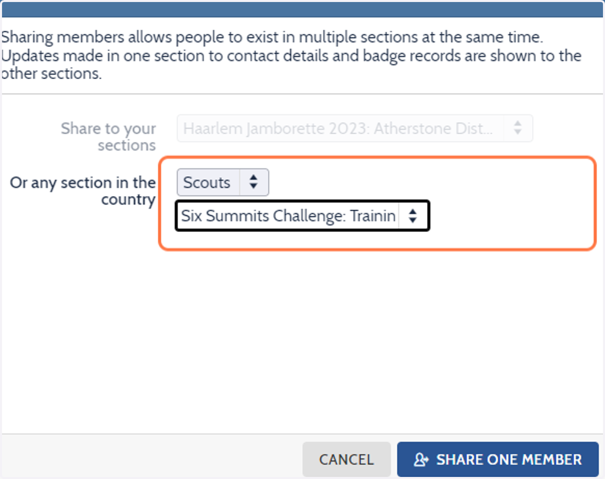Click on option
