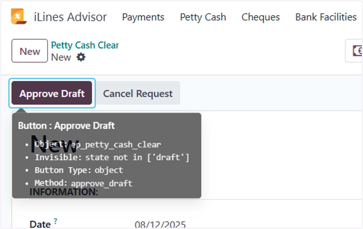 Click on Approve Draft