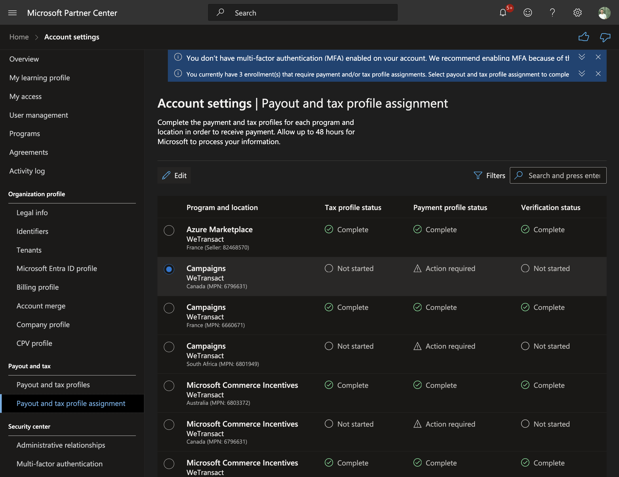 Step 1 screenshot
