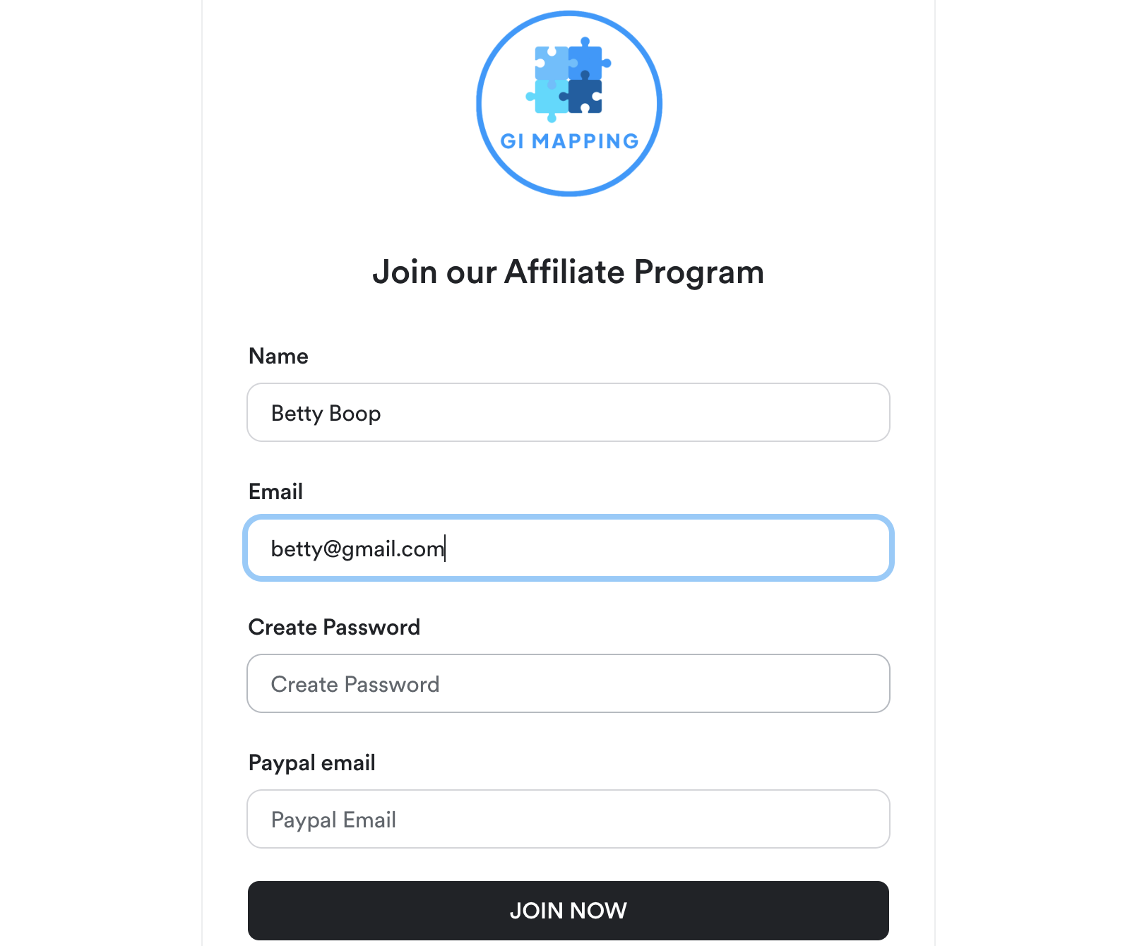 Create a password