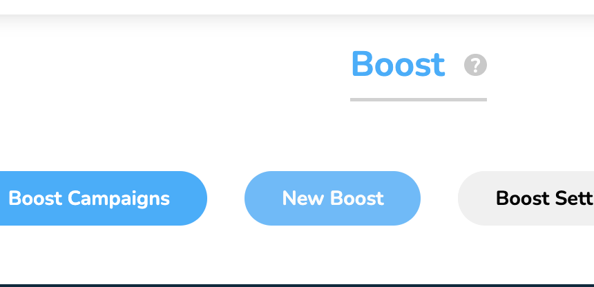 Click on New Boost