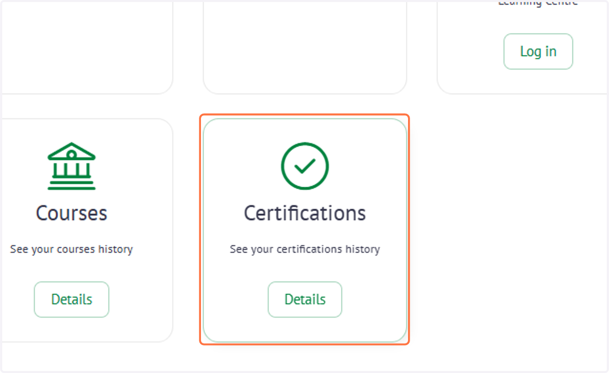 Once you have completed your Certifications in the SqALC, you can find your completion Certificate on your MySquahsAUS profile under the 'Certifications' tile. Select 'Details' to see additional information.