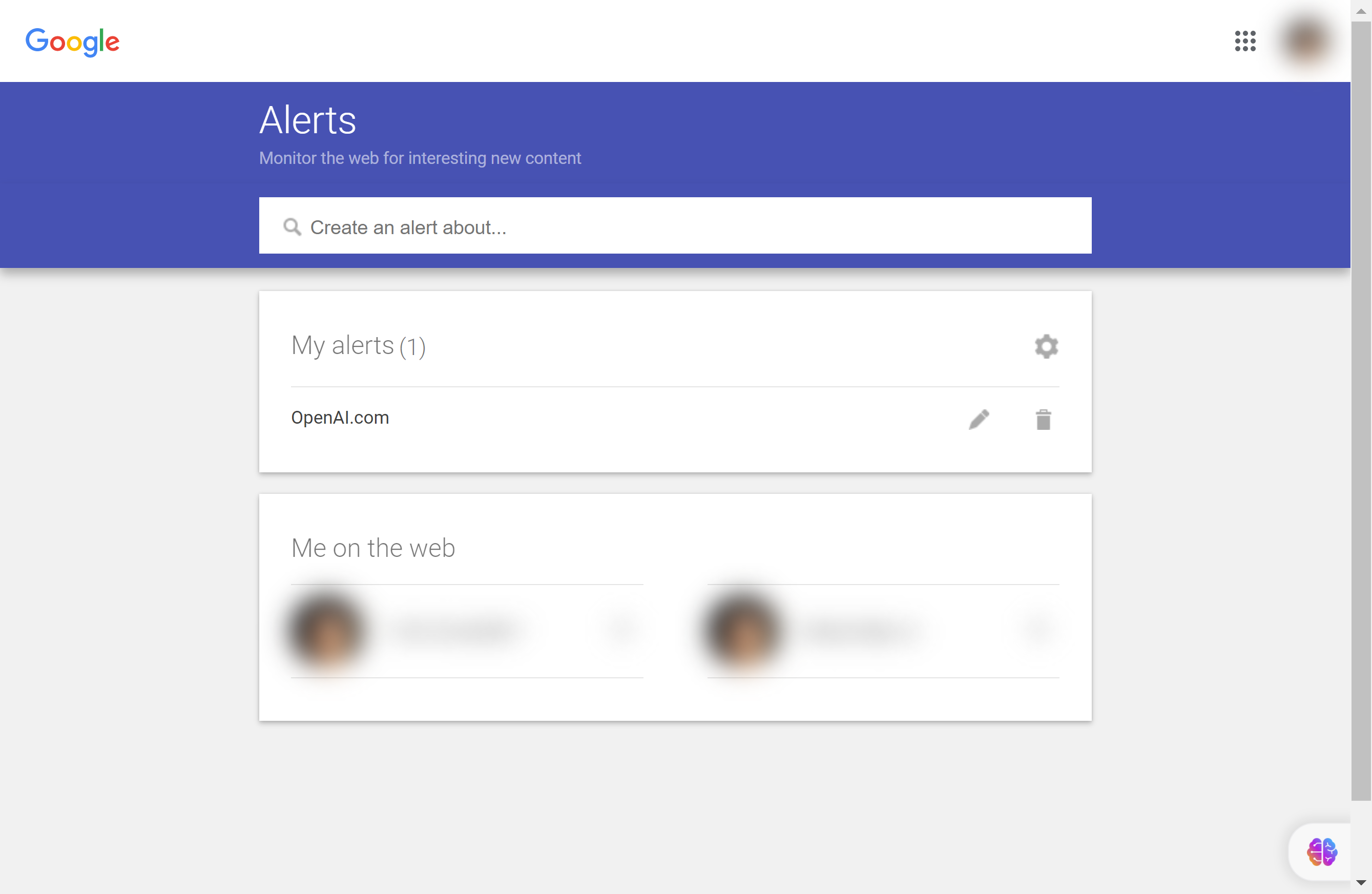 Boom! You'll be able to come back here at any time to edit the frequency, news region, or to add more alerts... (Click to finish)