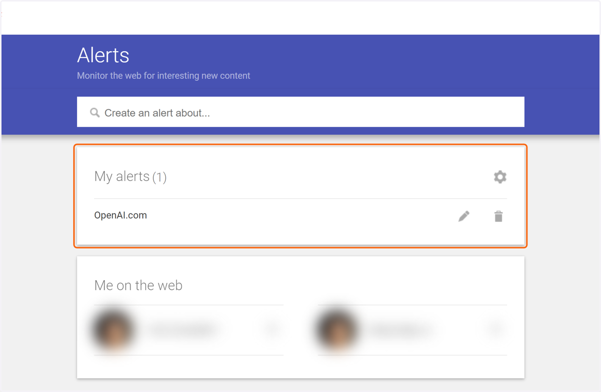 Boom! You'll be able to come back here at any time to edit the frequency, news region, or to add more alerts... (Click to finish)