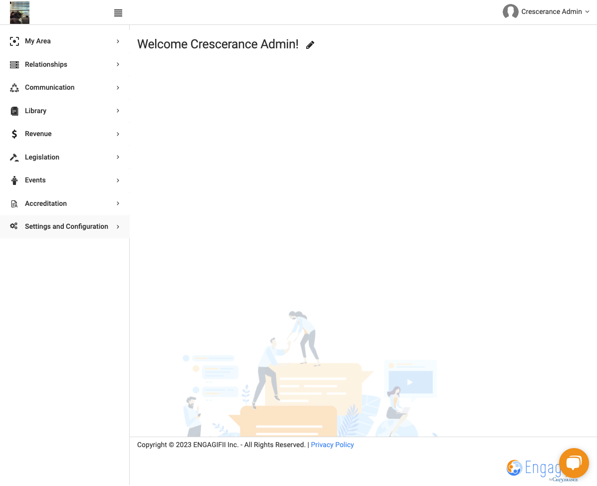 Click on Settings and Configuration