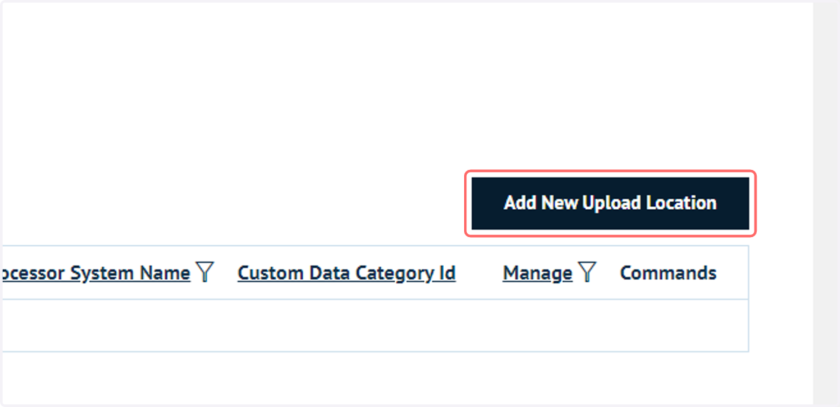 Click on Add New Upload Location