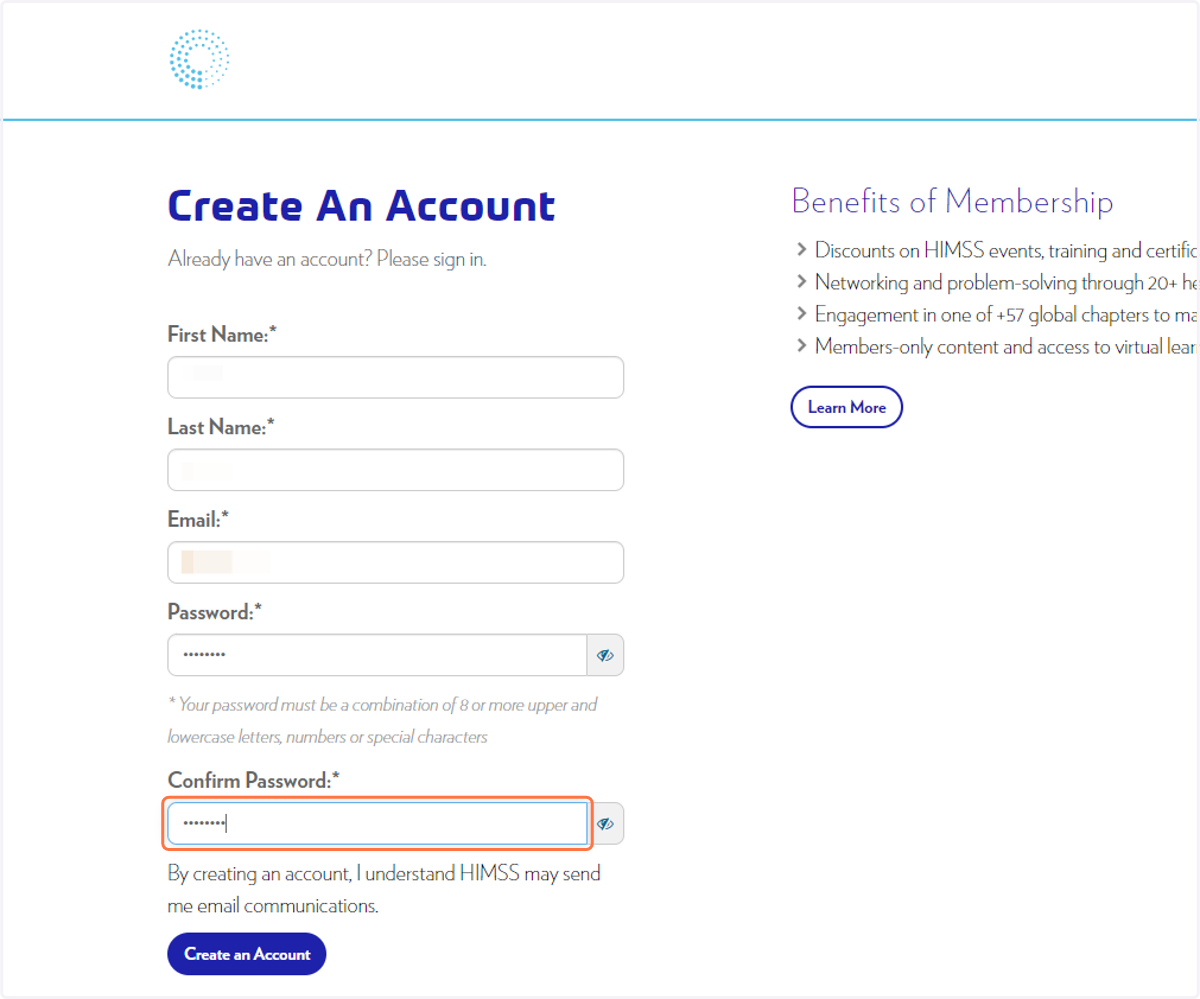 Set Up a Password