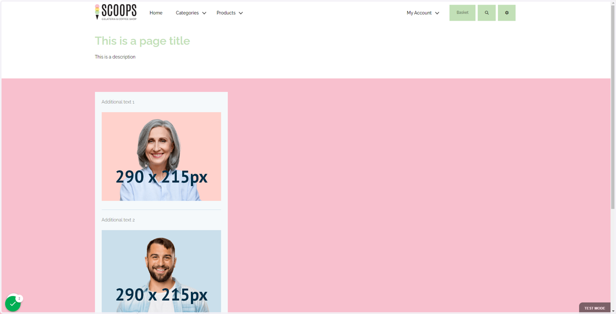 Our current Content Page