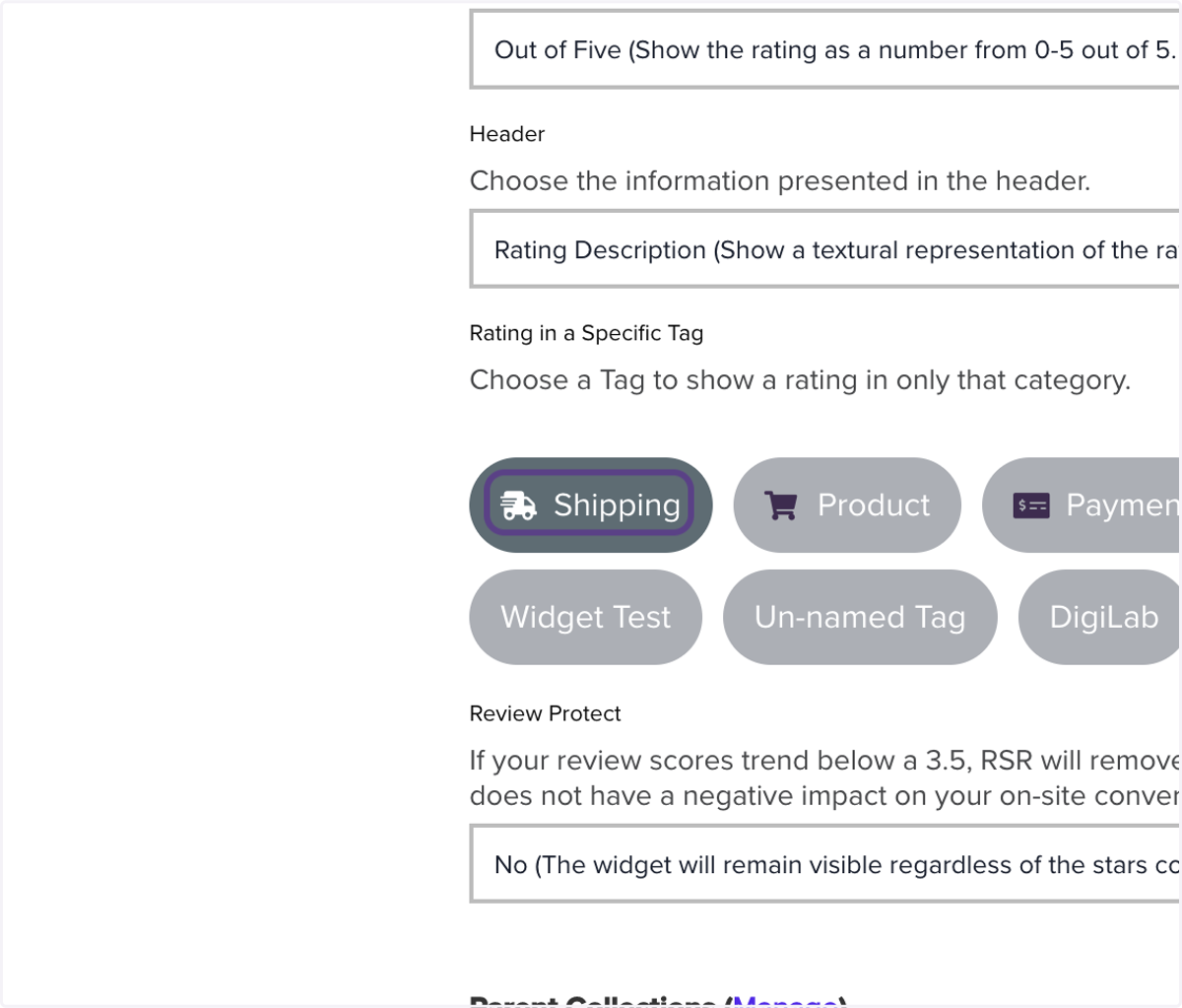 Click on Shipping
