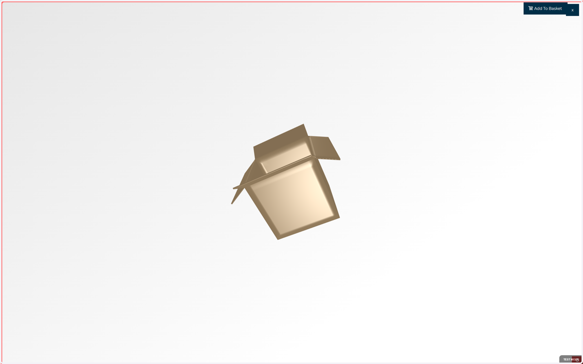 The 3D model should now be displayed, mimicking your 2D canvas