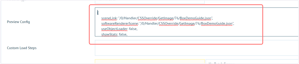 Copy and paste the entire config code you were working on earlier in the Preview Config area