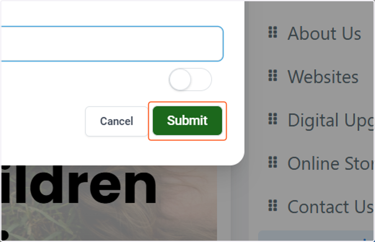 Click on Submit