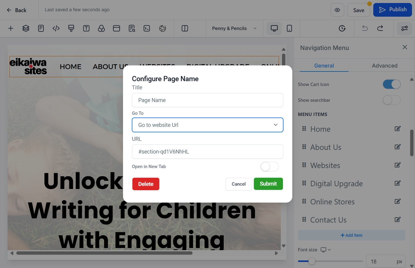 Option 1. Select Go to website Url