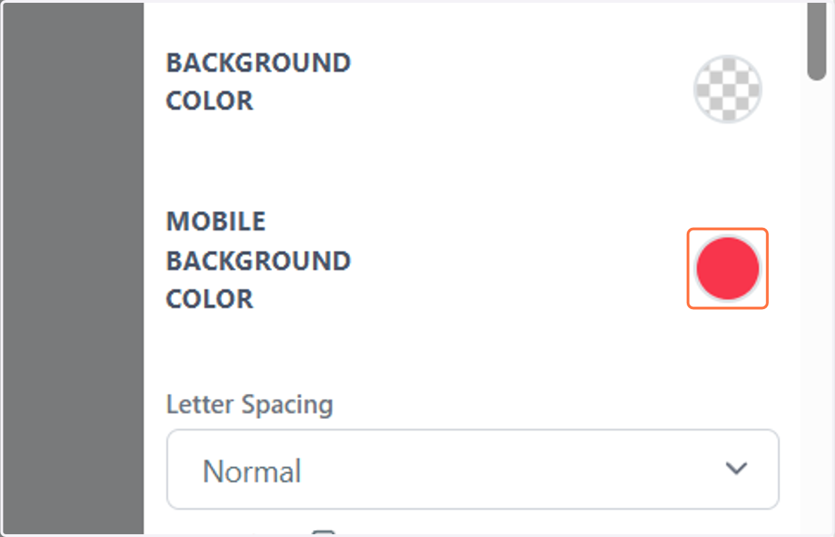 Change it here