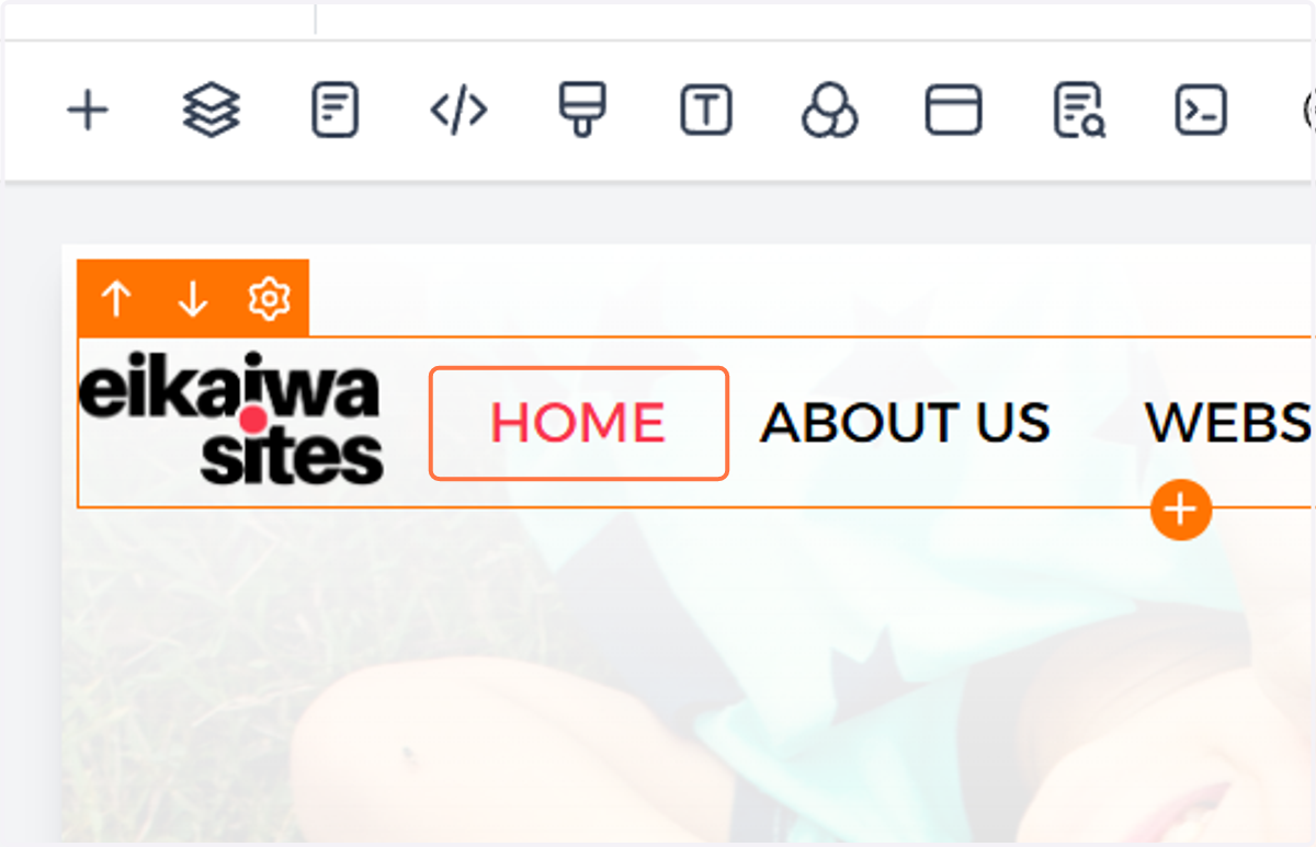 Click on the menu