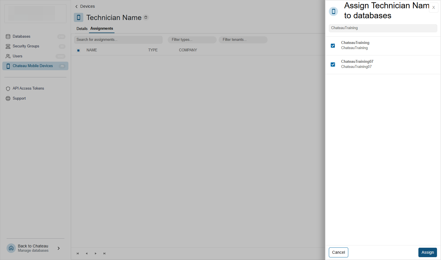 Click on Assign