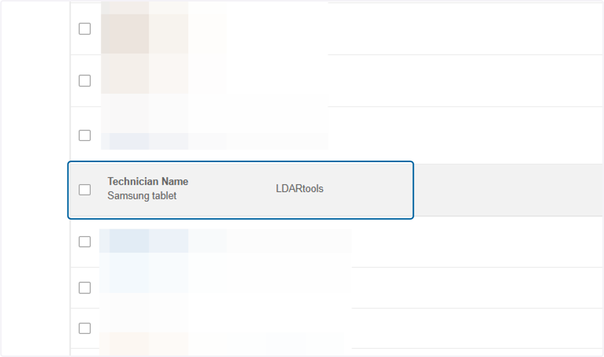 Find the device you just added in the list and click on the name.