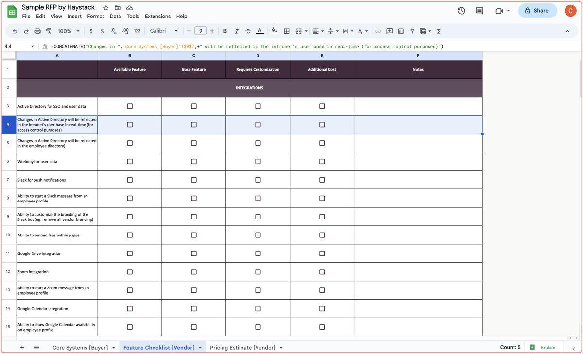 Add or delete rows to customize