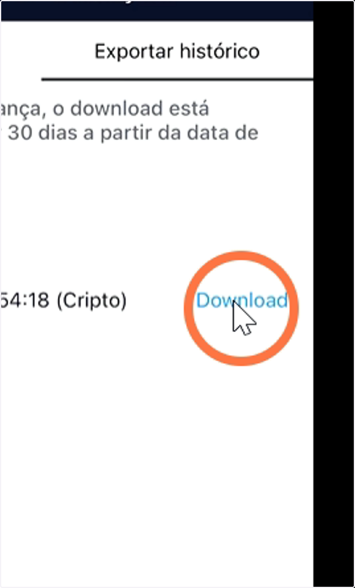 Assim que o arquivo estiver pronto, é só clicar em Download