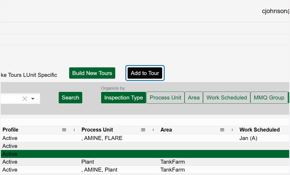 If you want to add to an existing tour instead, click on Add to Tour.