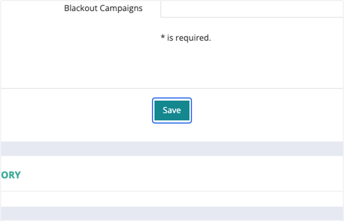 Click on Save