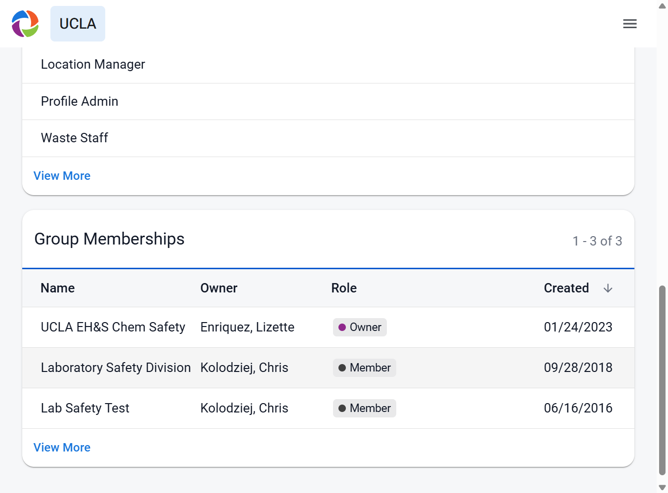 Click on your lab's group