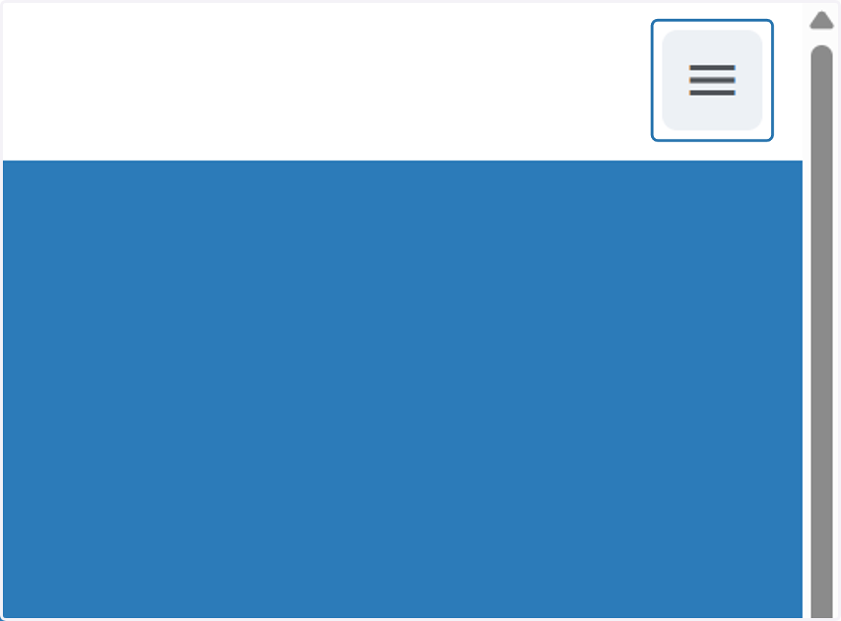 Click on Open main menu