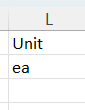It is the unit of measurement for an item. Simply put the abbreviation. (click on this link to see the unit of measurement)
