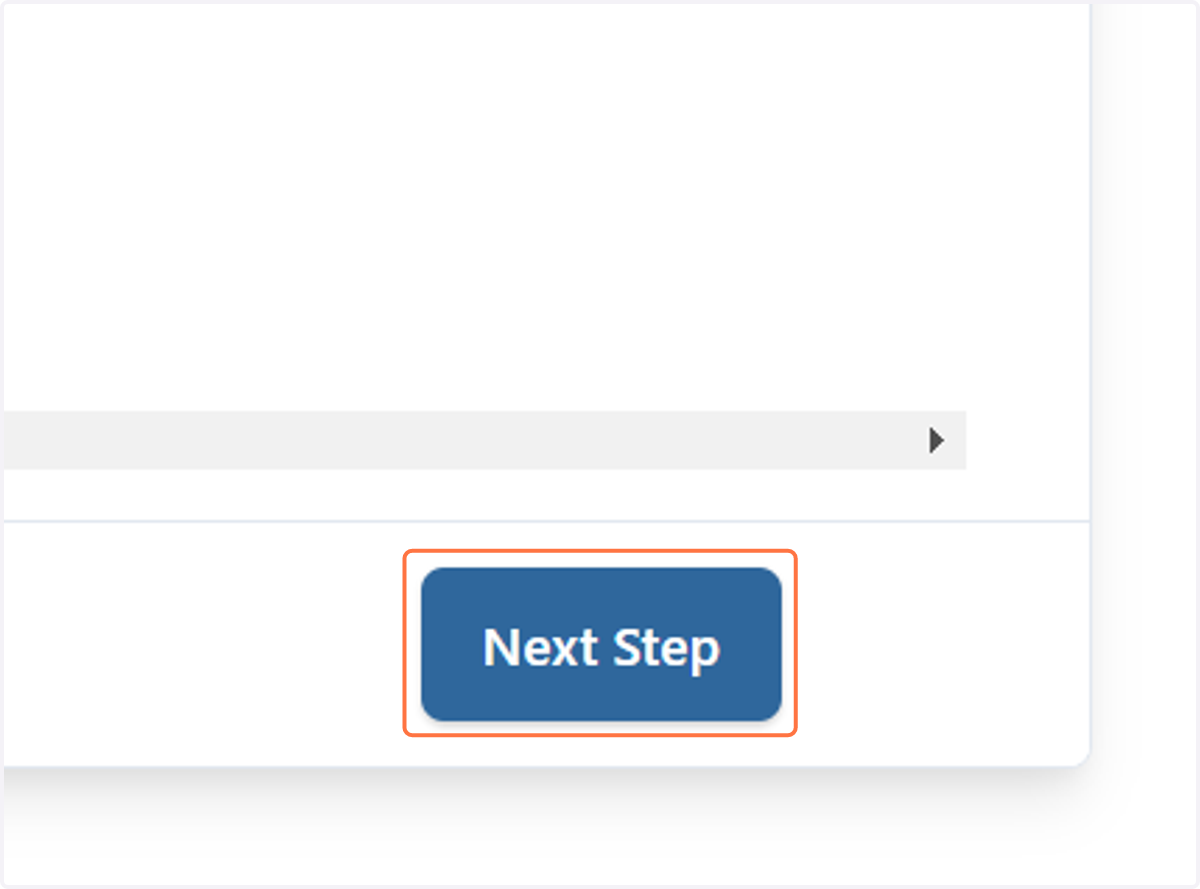 Click on Next Step