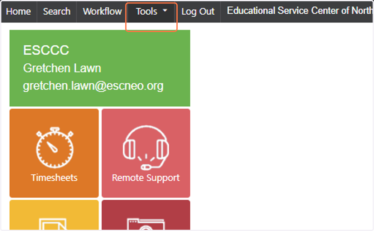 Click on Tools