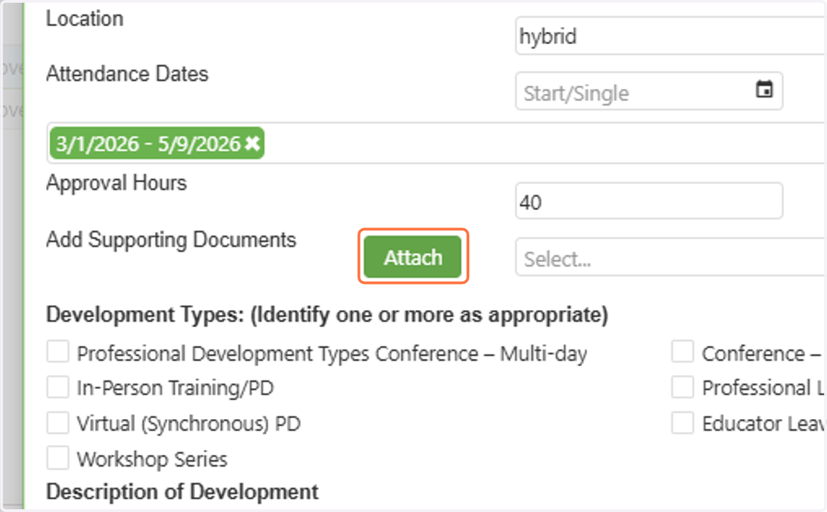 Upload the evidence of completion as one PDF.